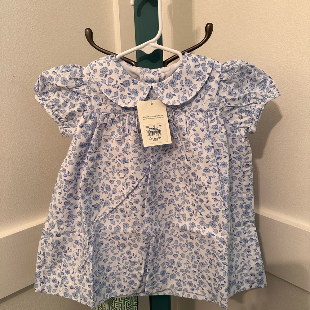 NWT TBBC 2T Adair’s Dress Greenbriar Garden